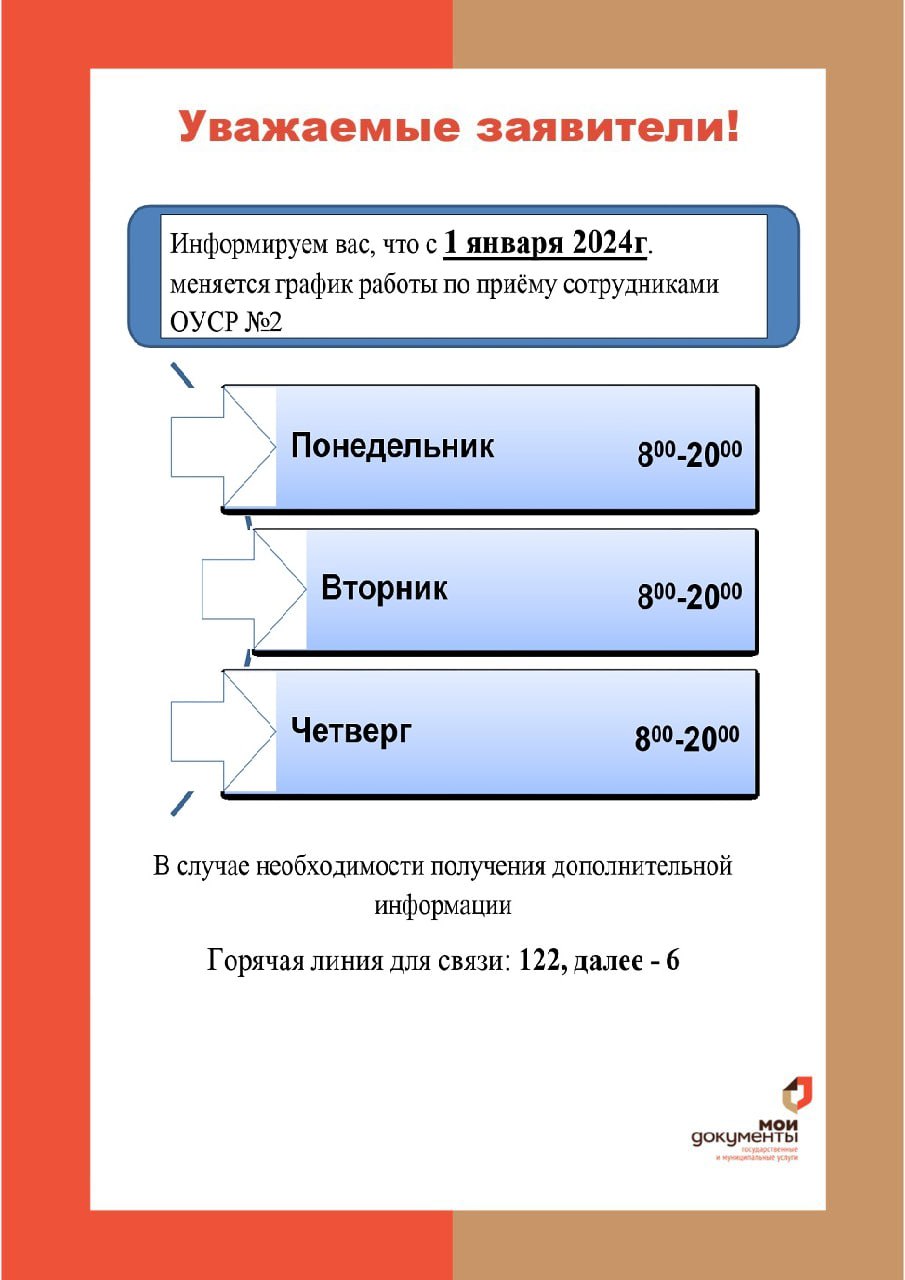 График работы